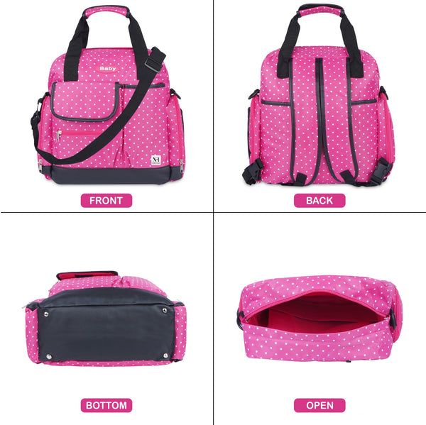 Newborn Baby Diaper Changing Mother Bag NFI Pink*