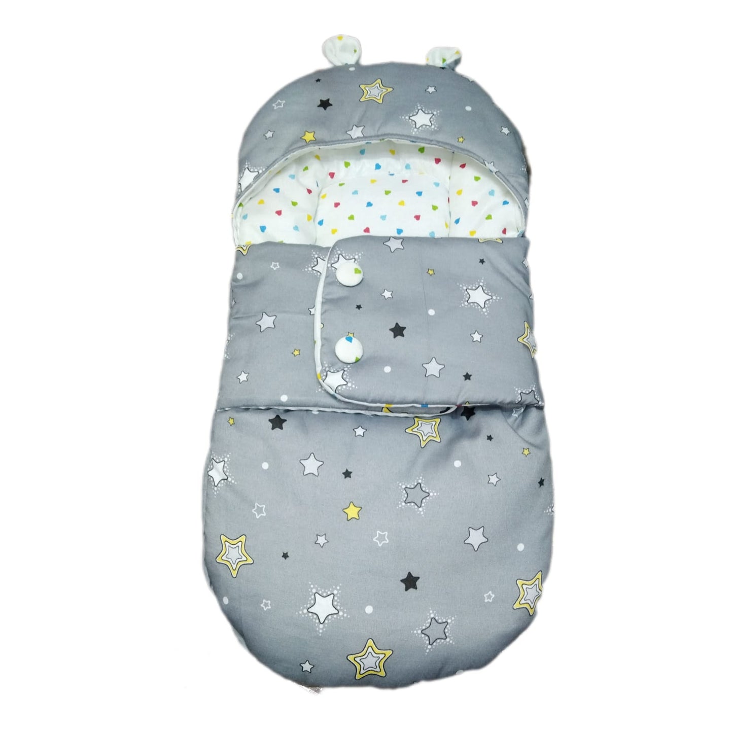 New Born Baby Foamic Swaddle Grey **