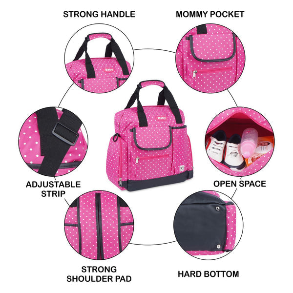 Newborn Baby Diaper Changing Mother Bag NFI Pink*