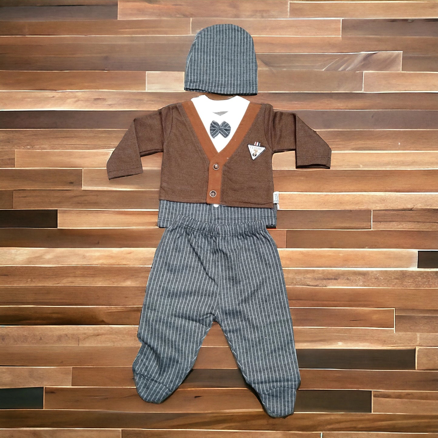 New Born Baby Suit Life Neavy Brown ( Winter ) **