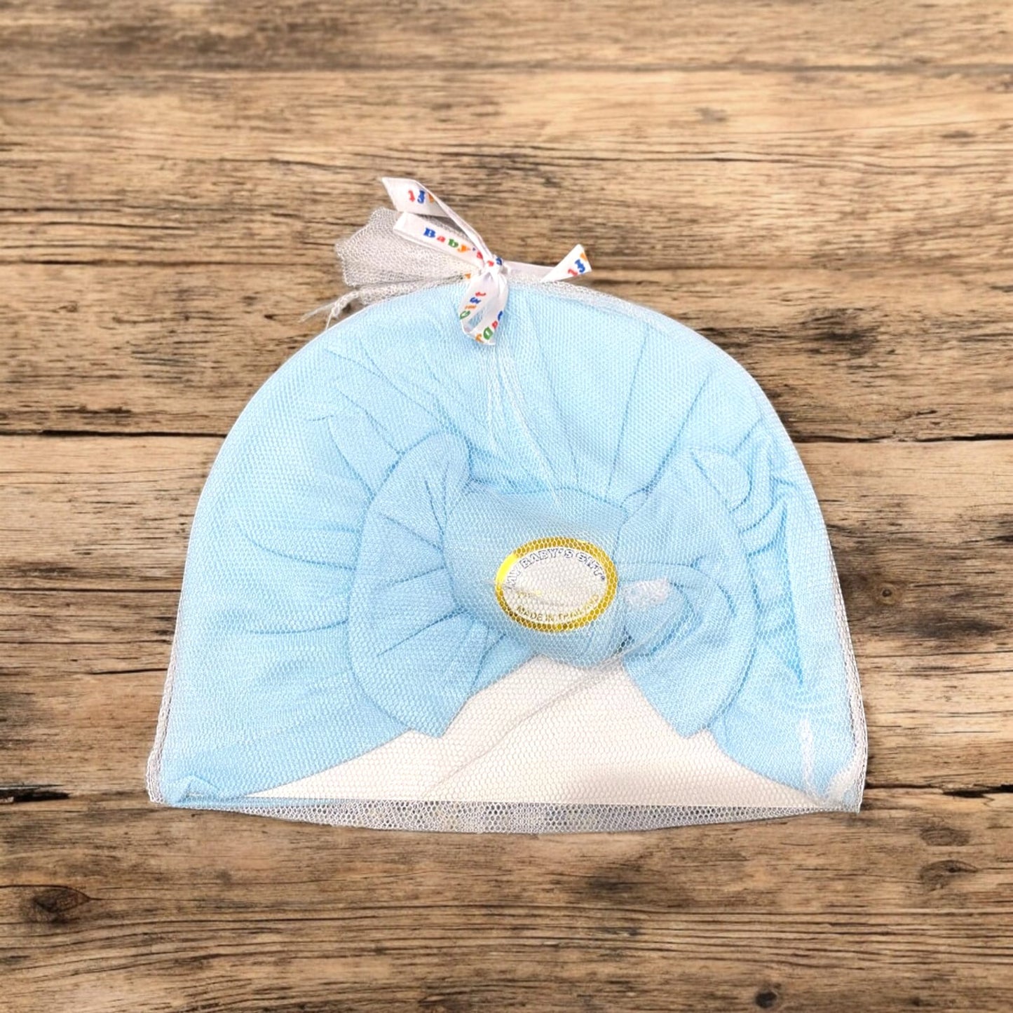 Turban Cap for baby girl Blue*