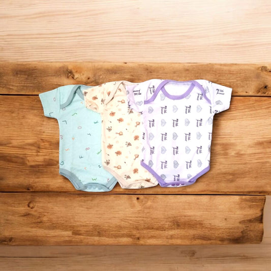 Baby Half Rompers Pack of 3 (0 to 12 months)