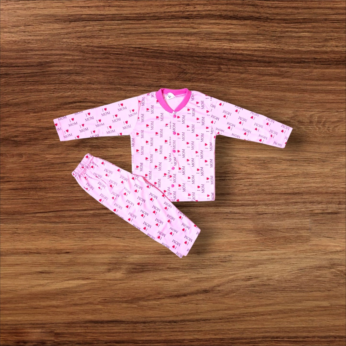 Night Suits Baby Love (12 to 18 Months) Pink