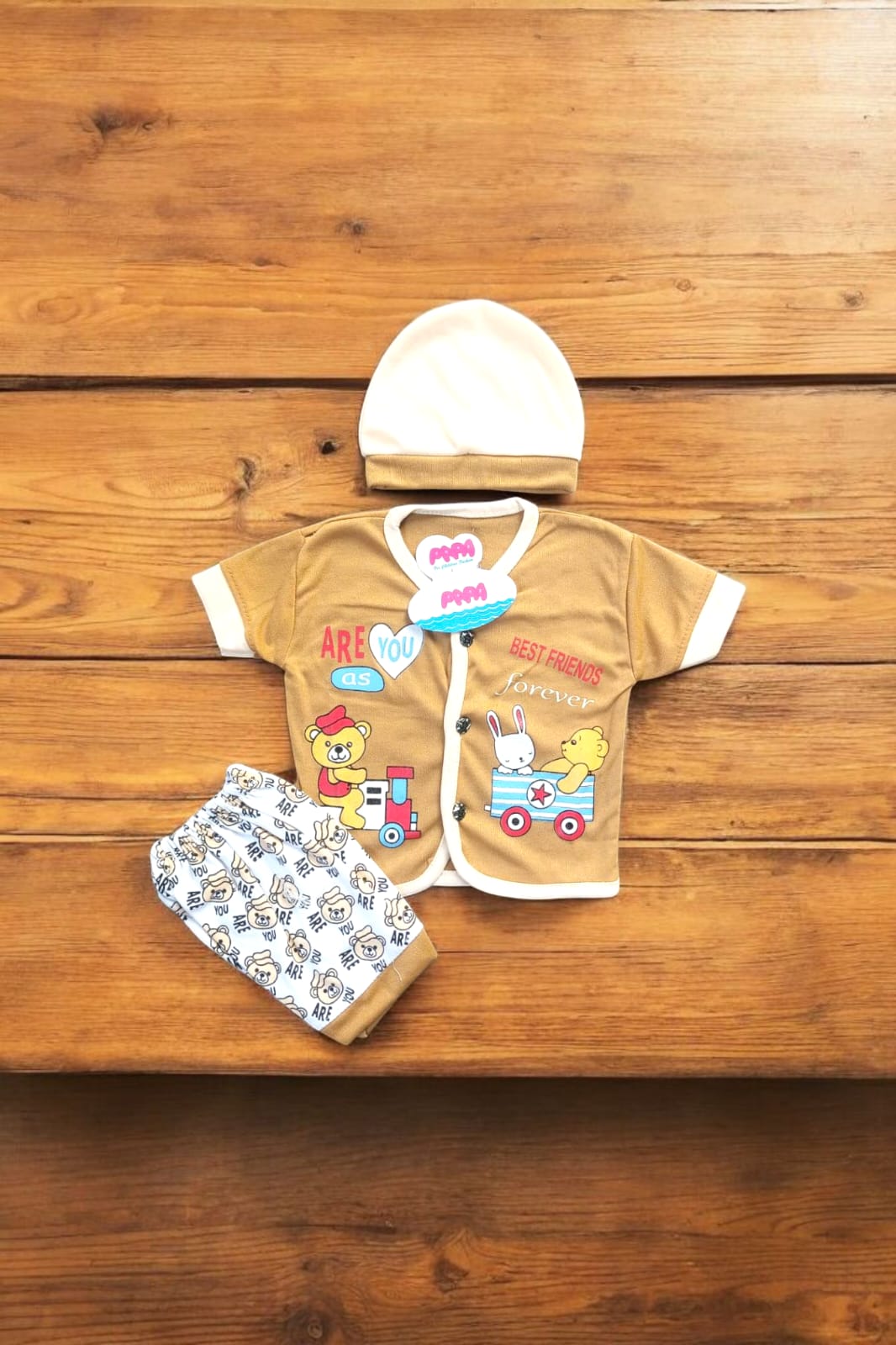New Born Baby Suit Forever Brown **