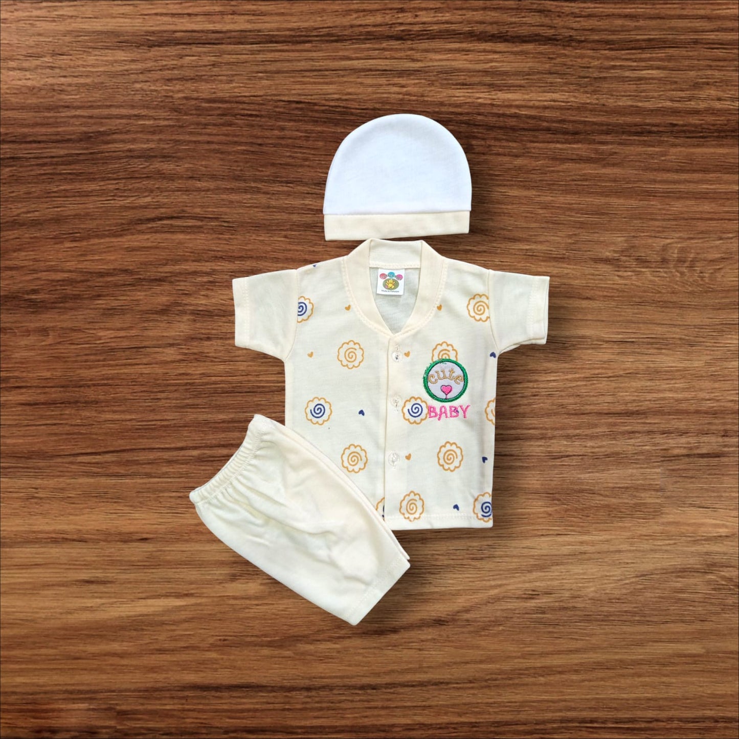 New Born Baby Suit Cute Baby Offwhite **