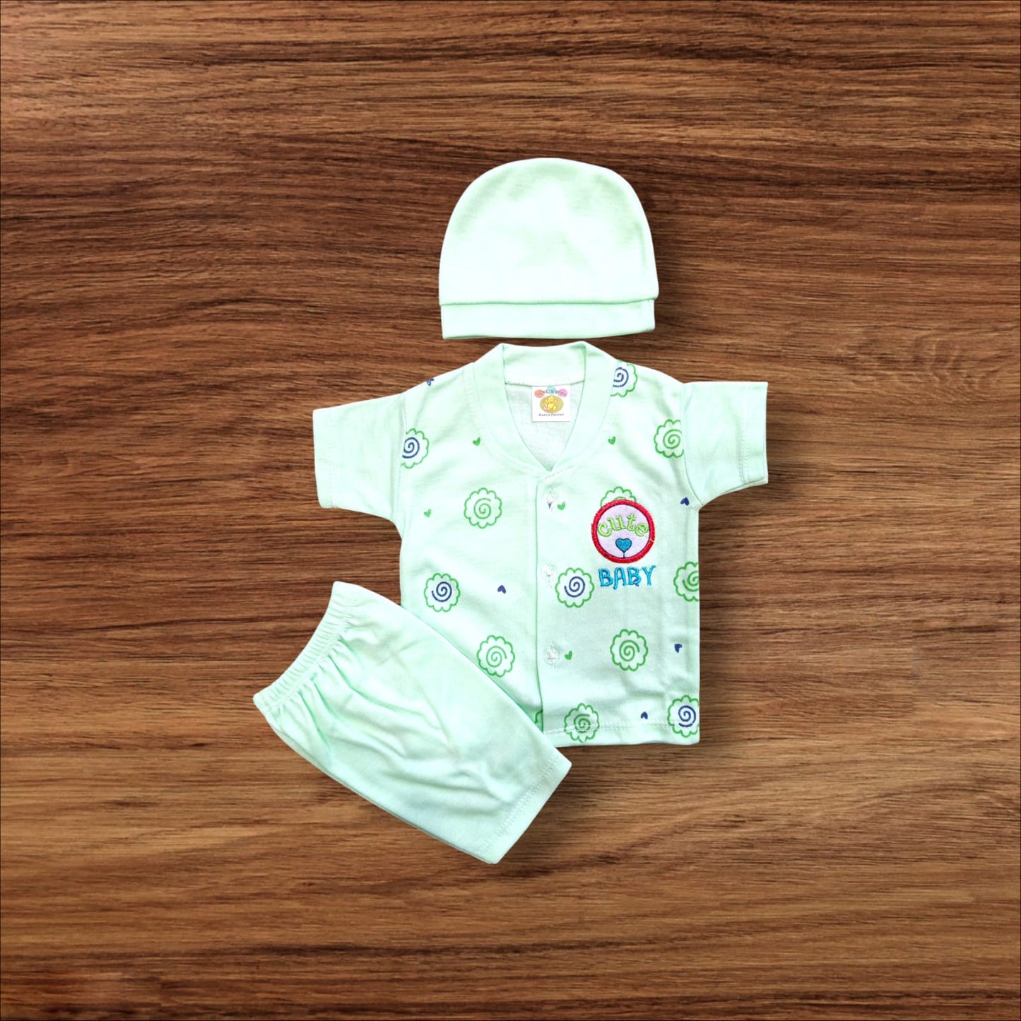 New Born Baby Suit Cute Baby Green **