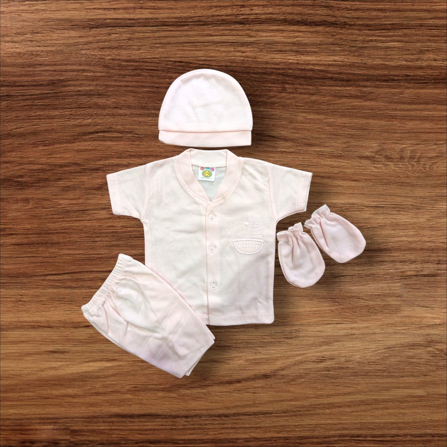 New Born Baby Suit Ship Pink **