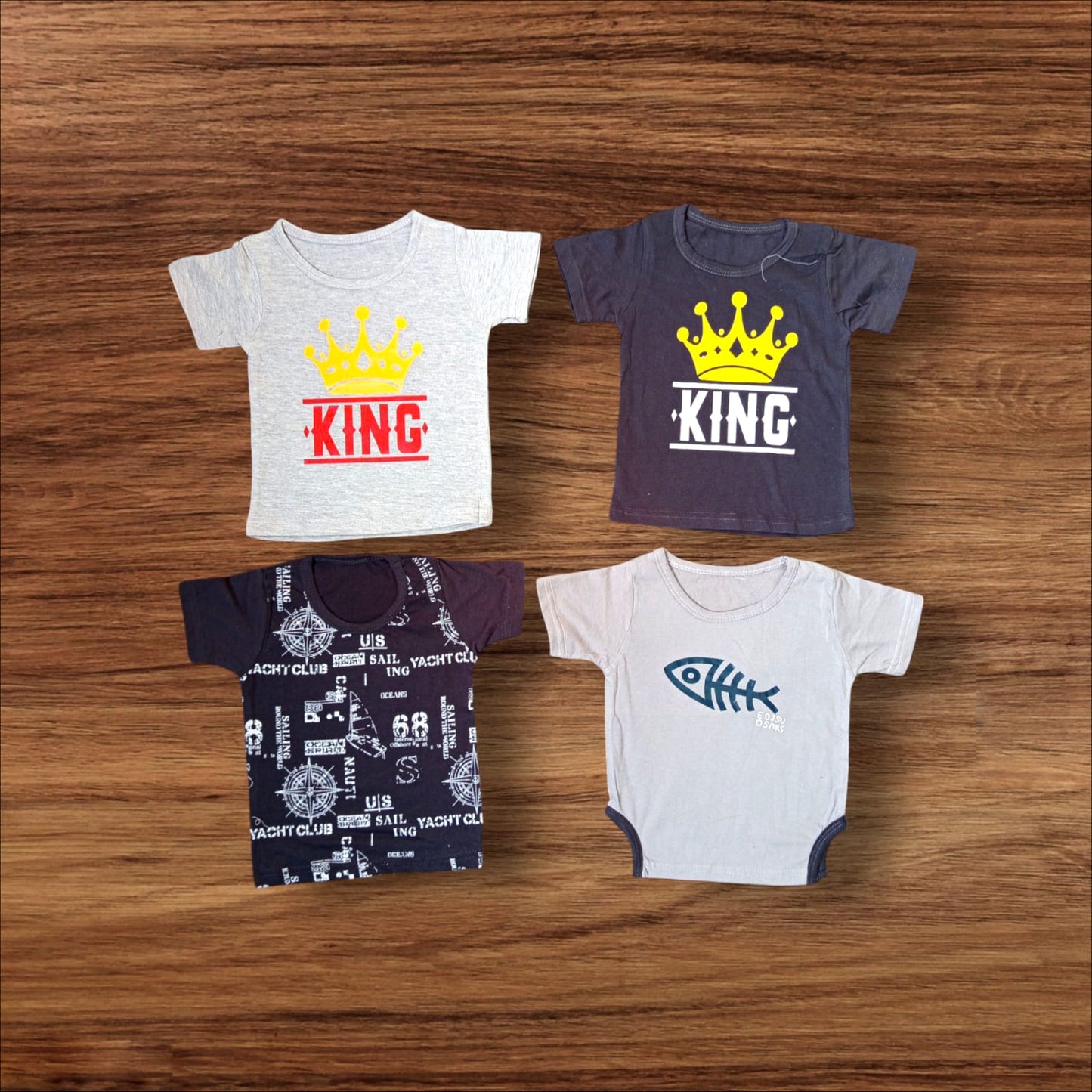 Baba Shirts (Pack of 4) 6 to 12 months **