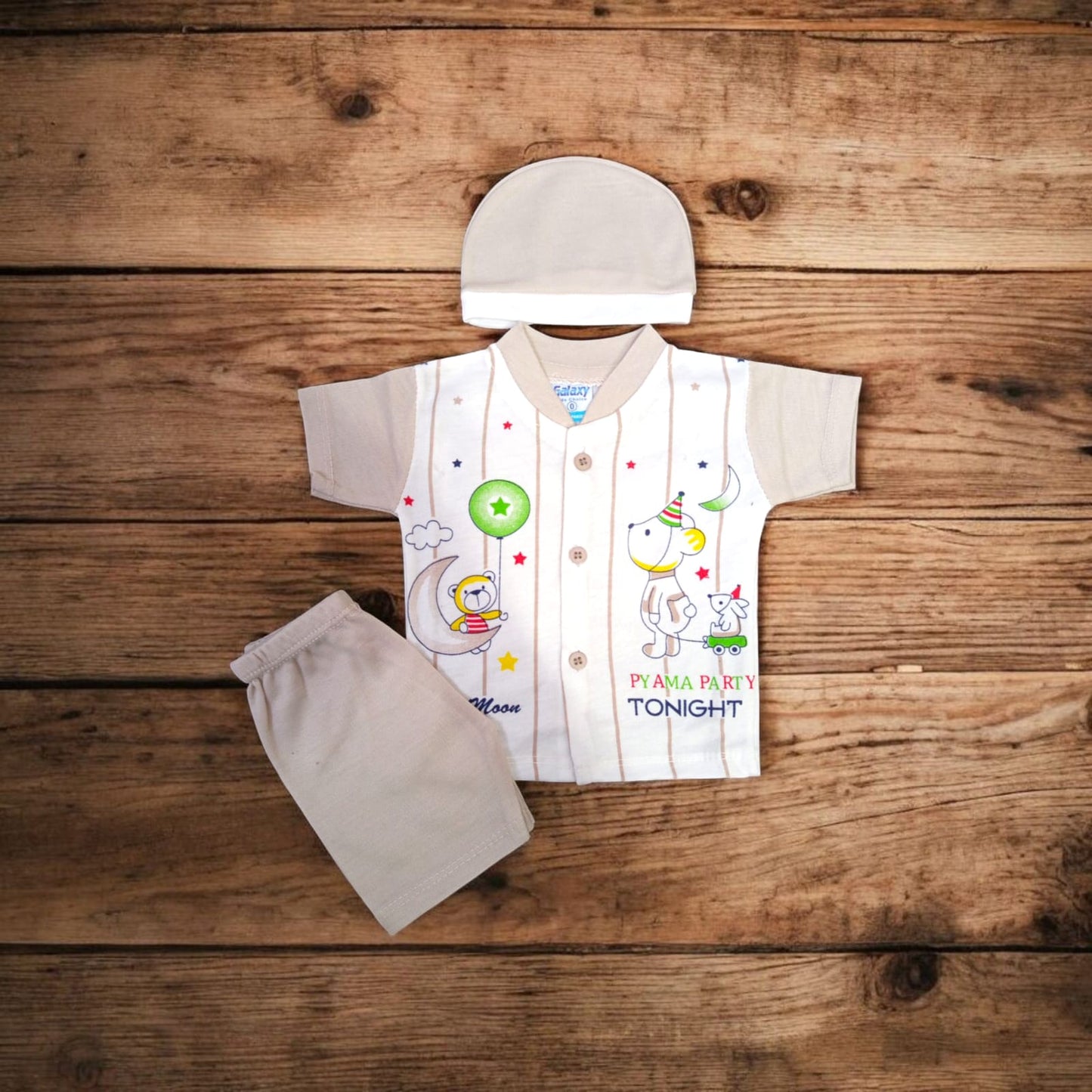 New Born Baby Suit Tonight Light Peach