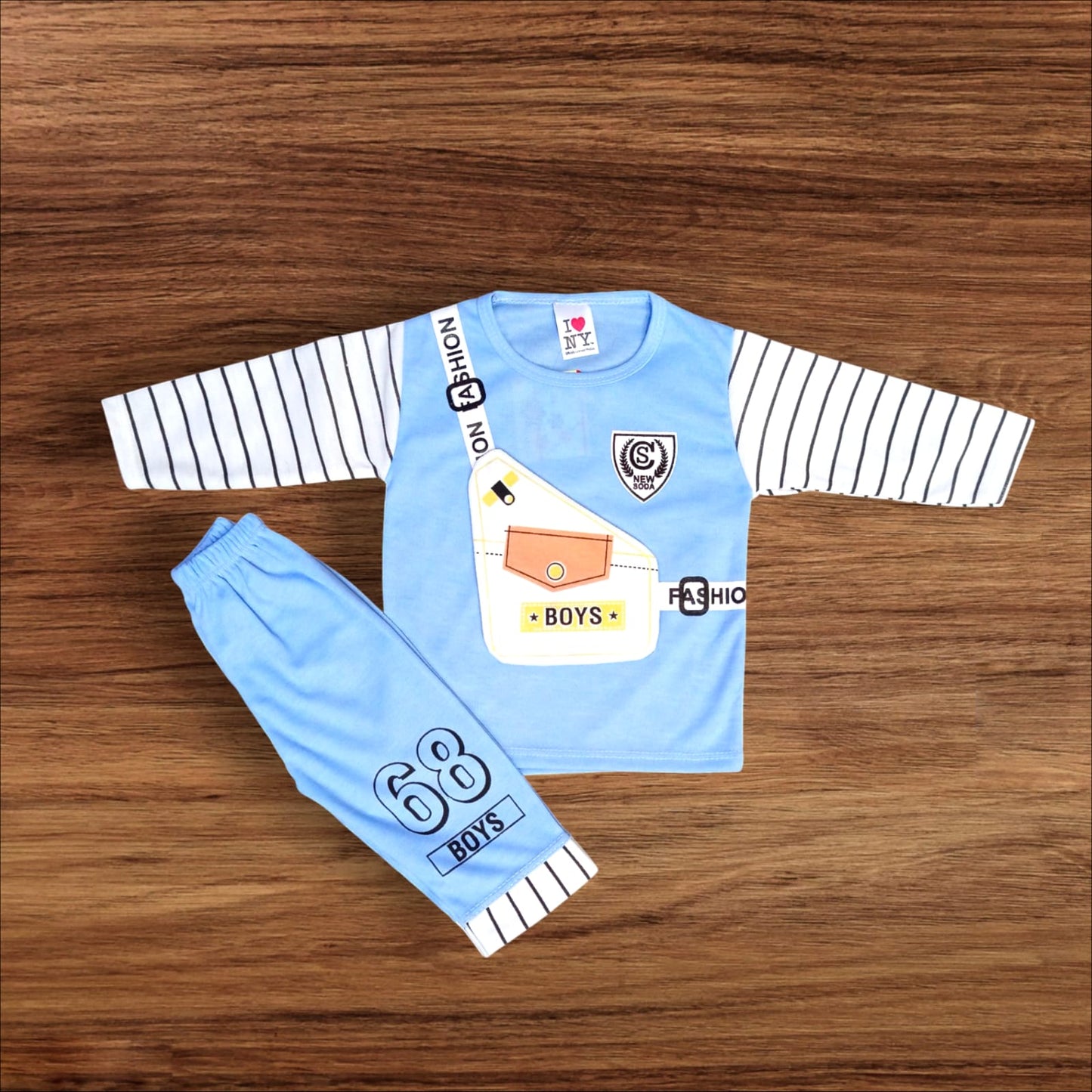 Baby Suit 68 Boys Blue (1 to 6 Months)