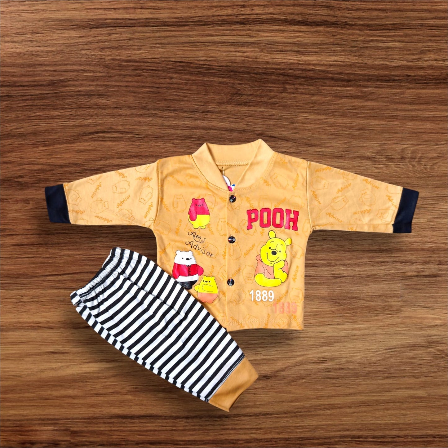 Baby Suit Pooh Orange (1 to 6 Months)