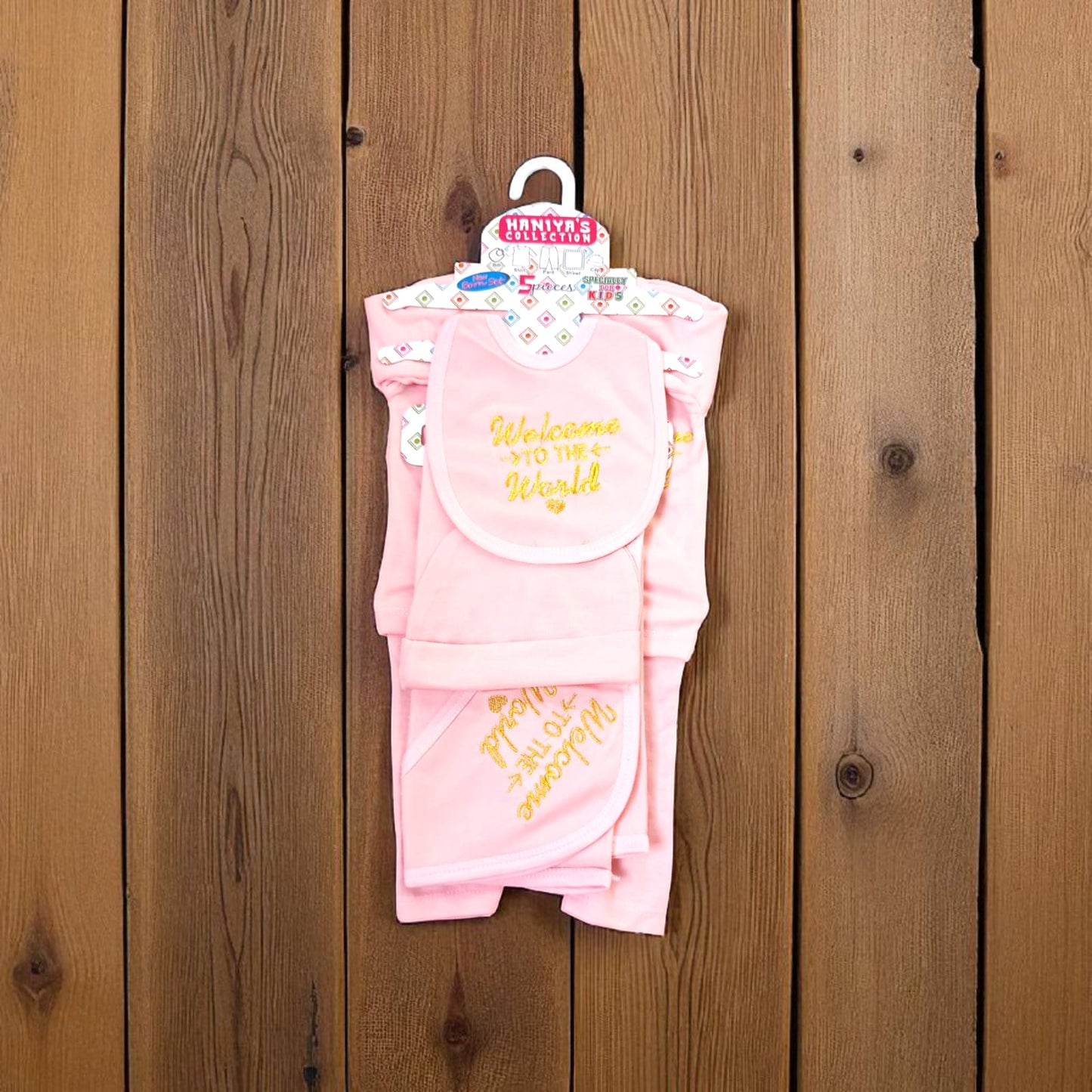 New Born Baby Starter Set Welcome Pink