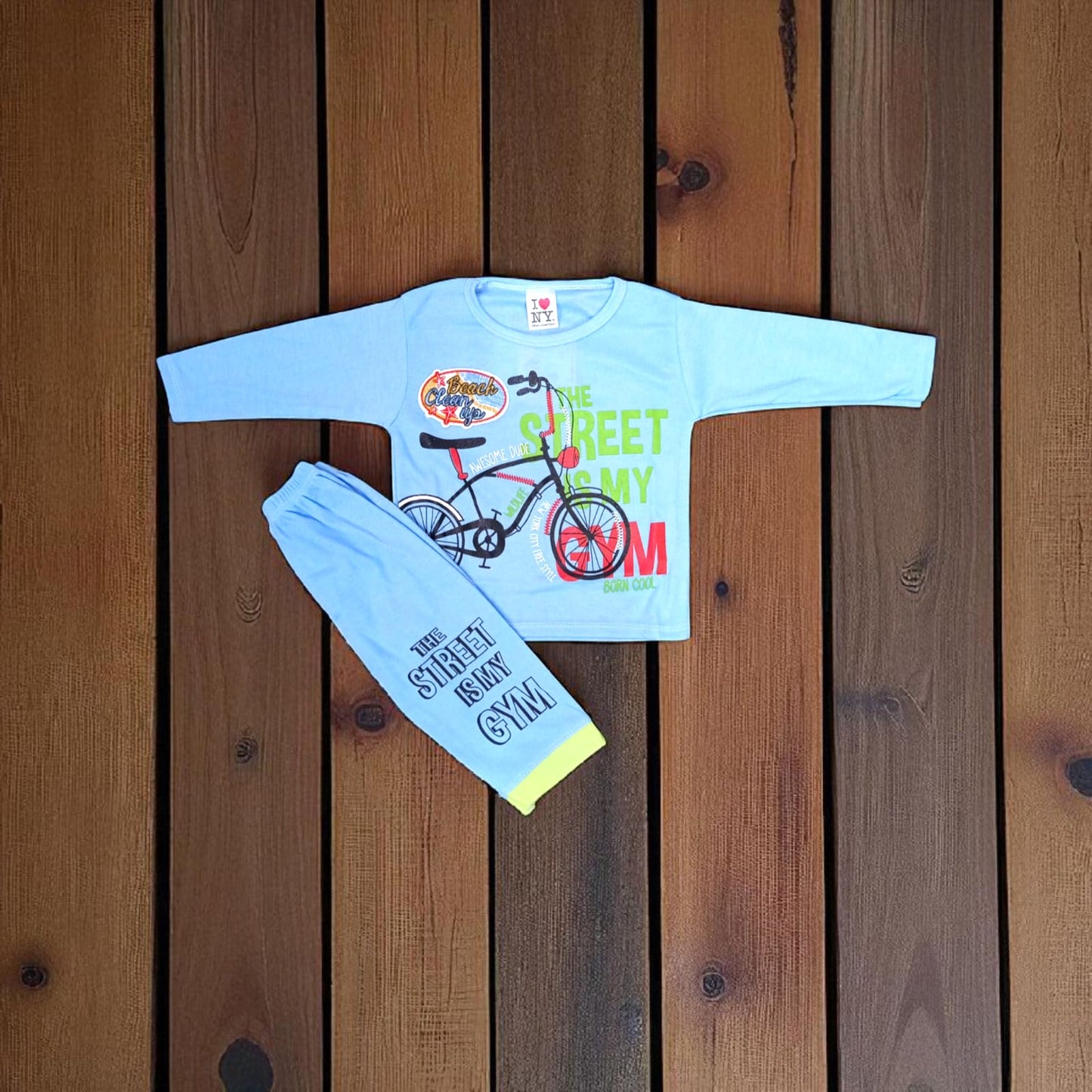 Baby Suit Street Blue (1 to 6 Months)