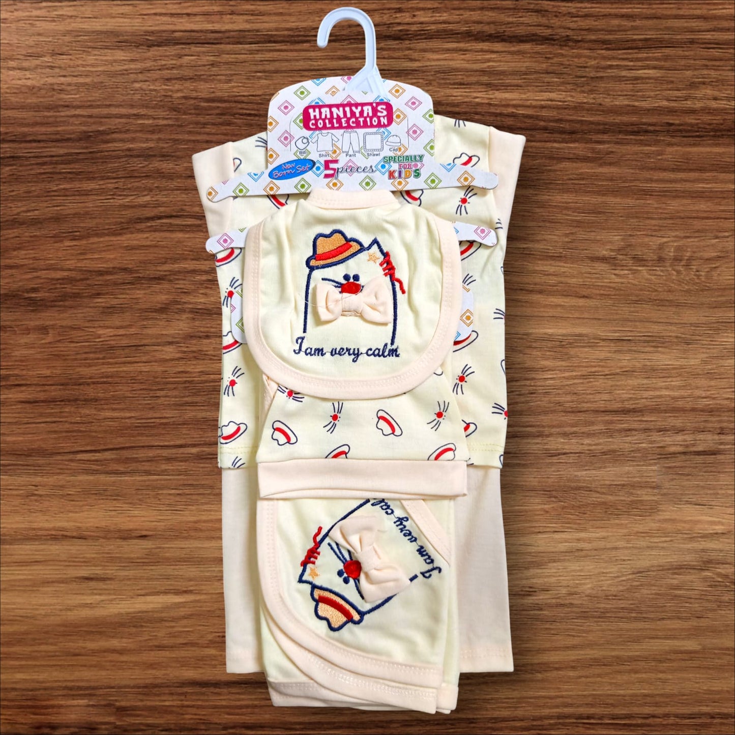 New Born Baby Starter Set I am very Calm Yellow