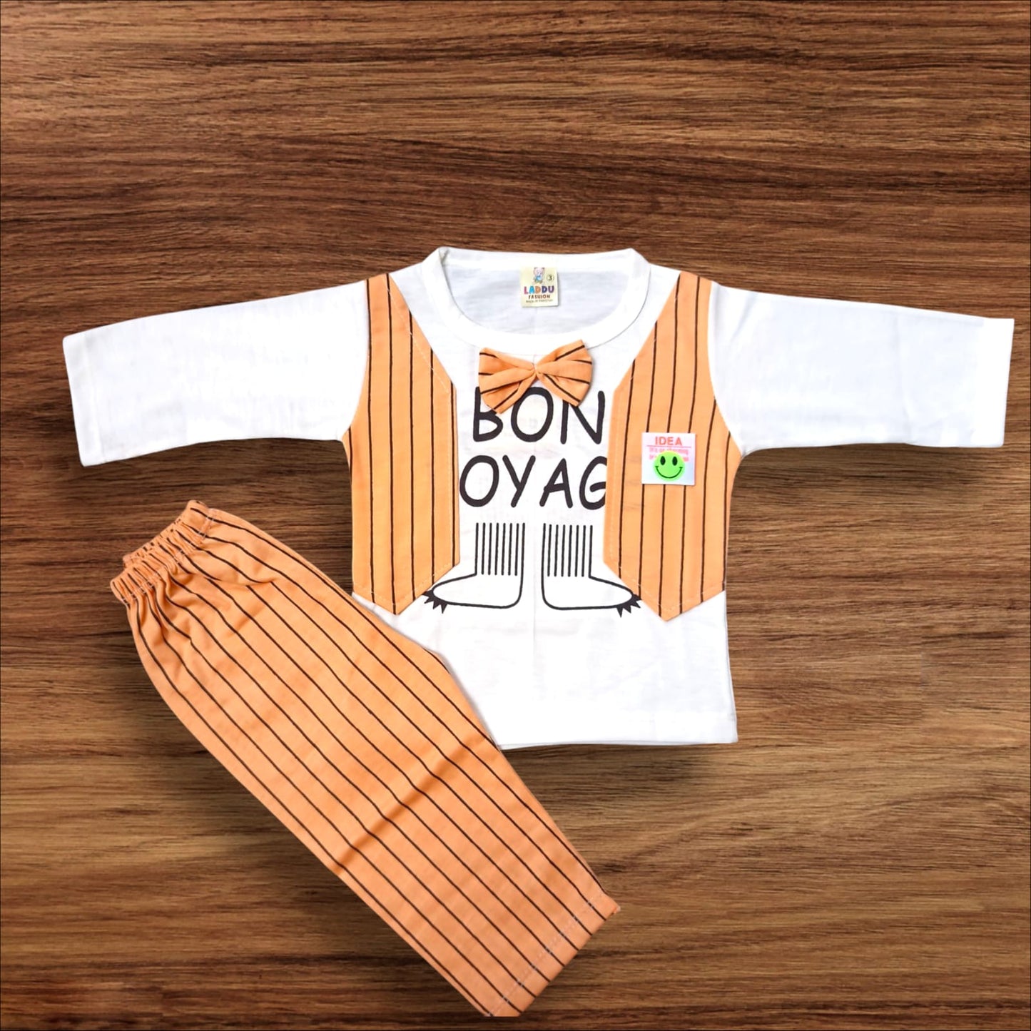 Baby Suit BON Orange (1 to 6 Months)