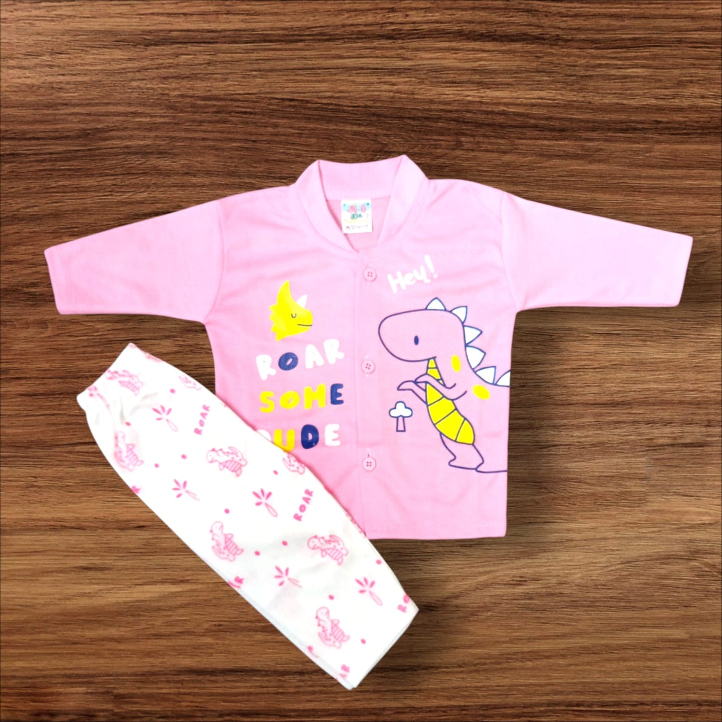 Baby Suit Some Roar Pink (1 to 6 Months)
