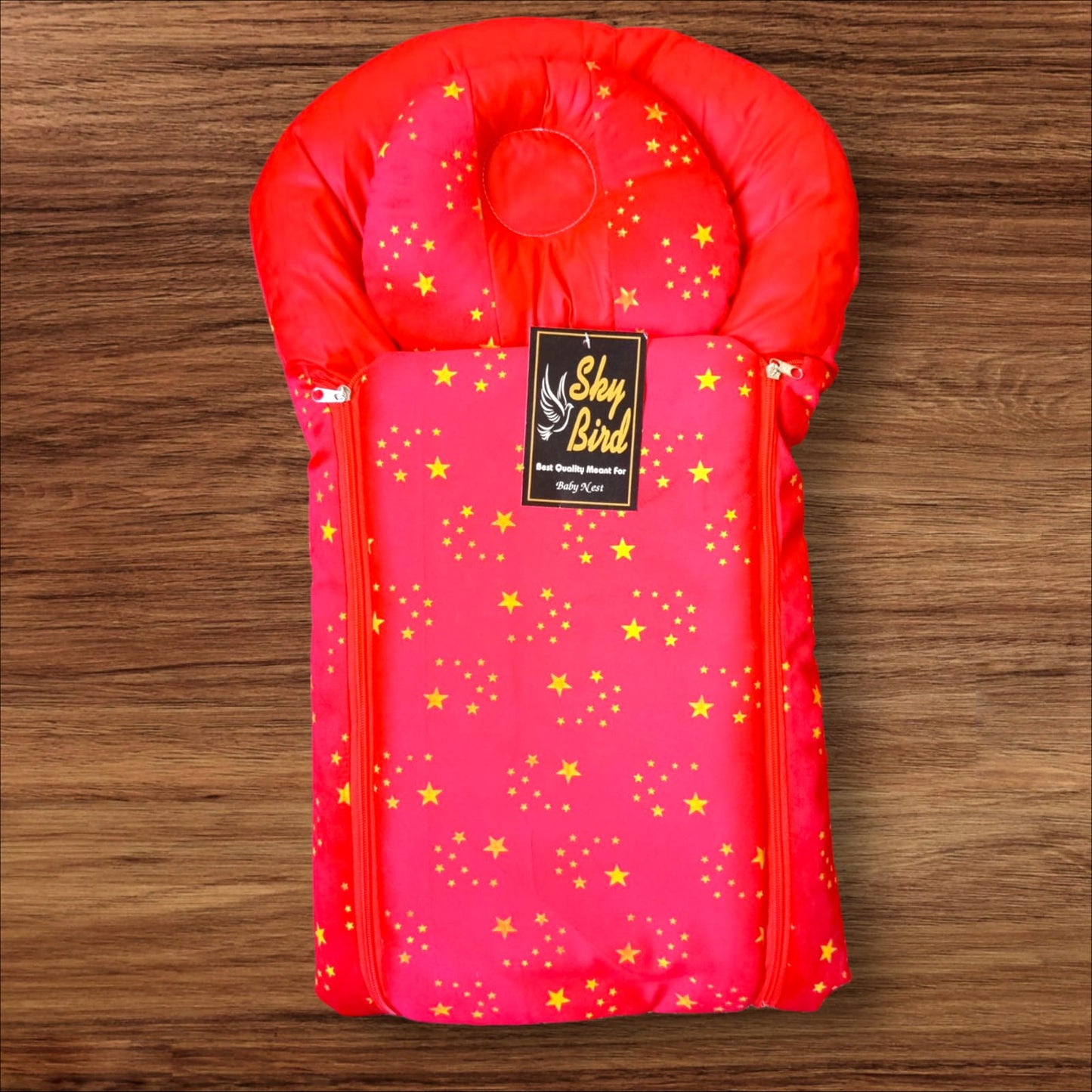 Newborn Baby Carry Nest Valvet Red