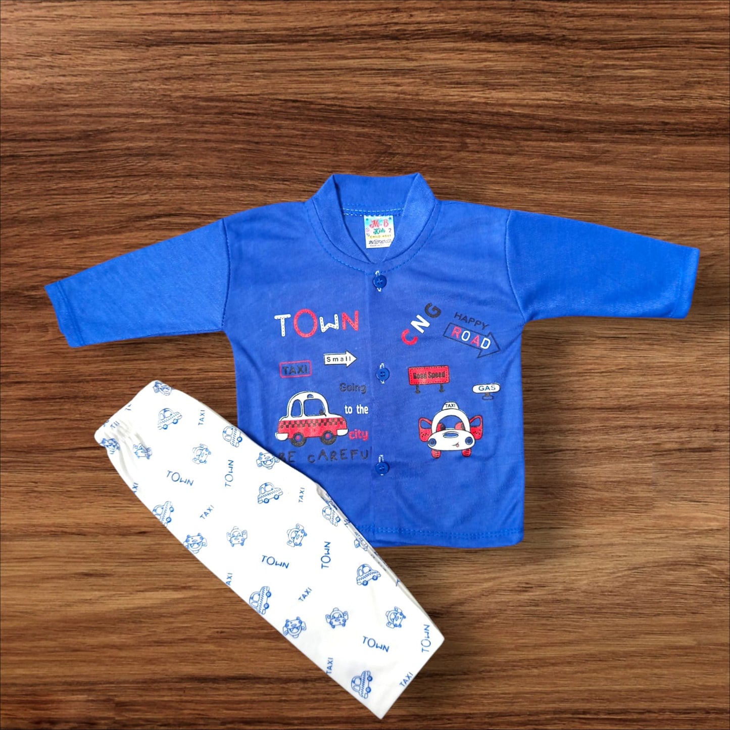 Baby Suit Town Blue (1 to 6 Months)