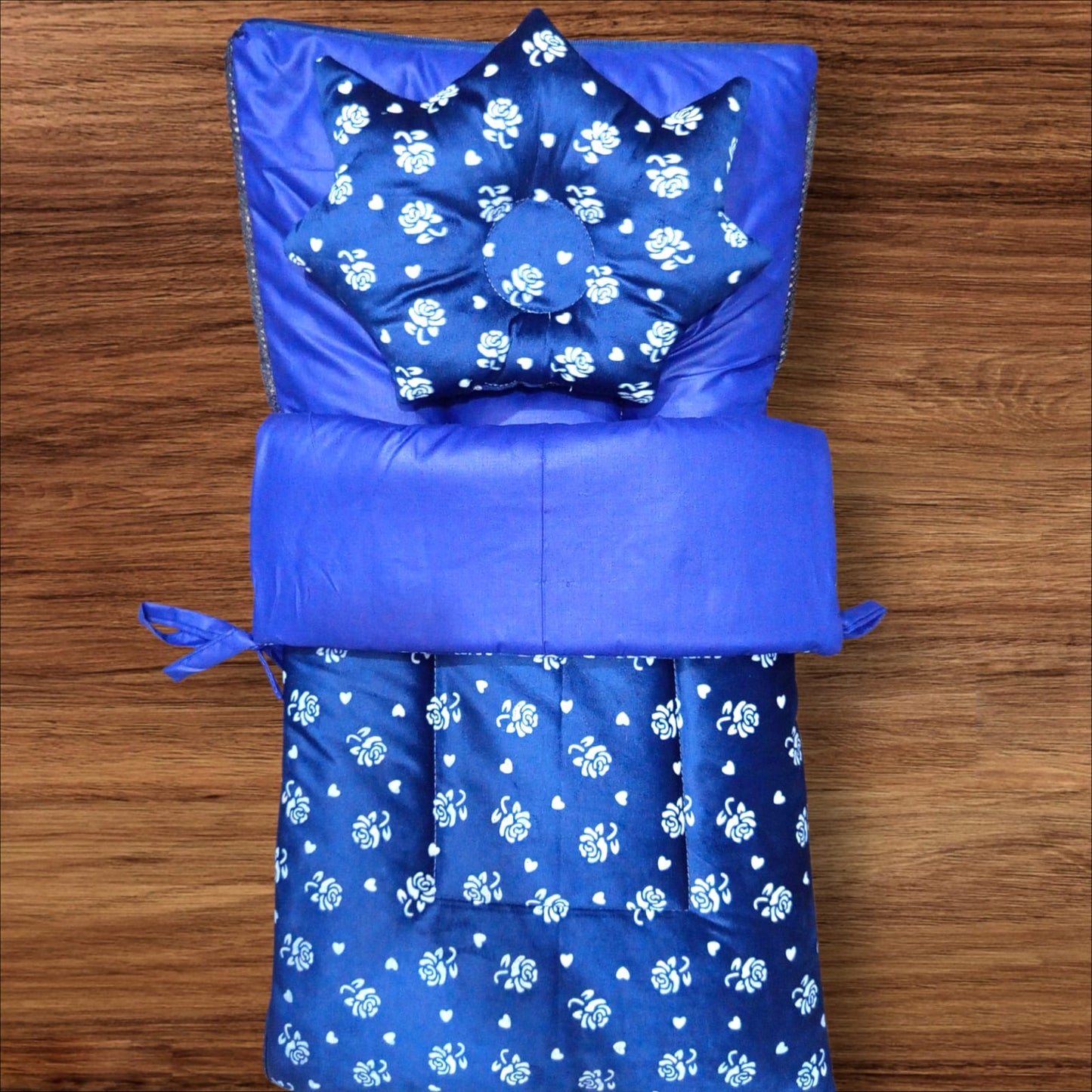 Baby Carry Nest Star Valvet Navy Blue