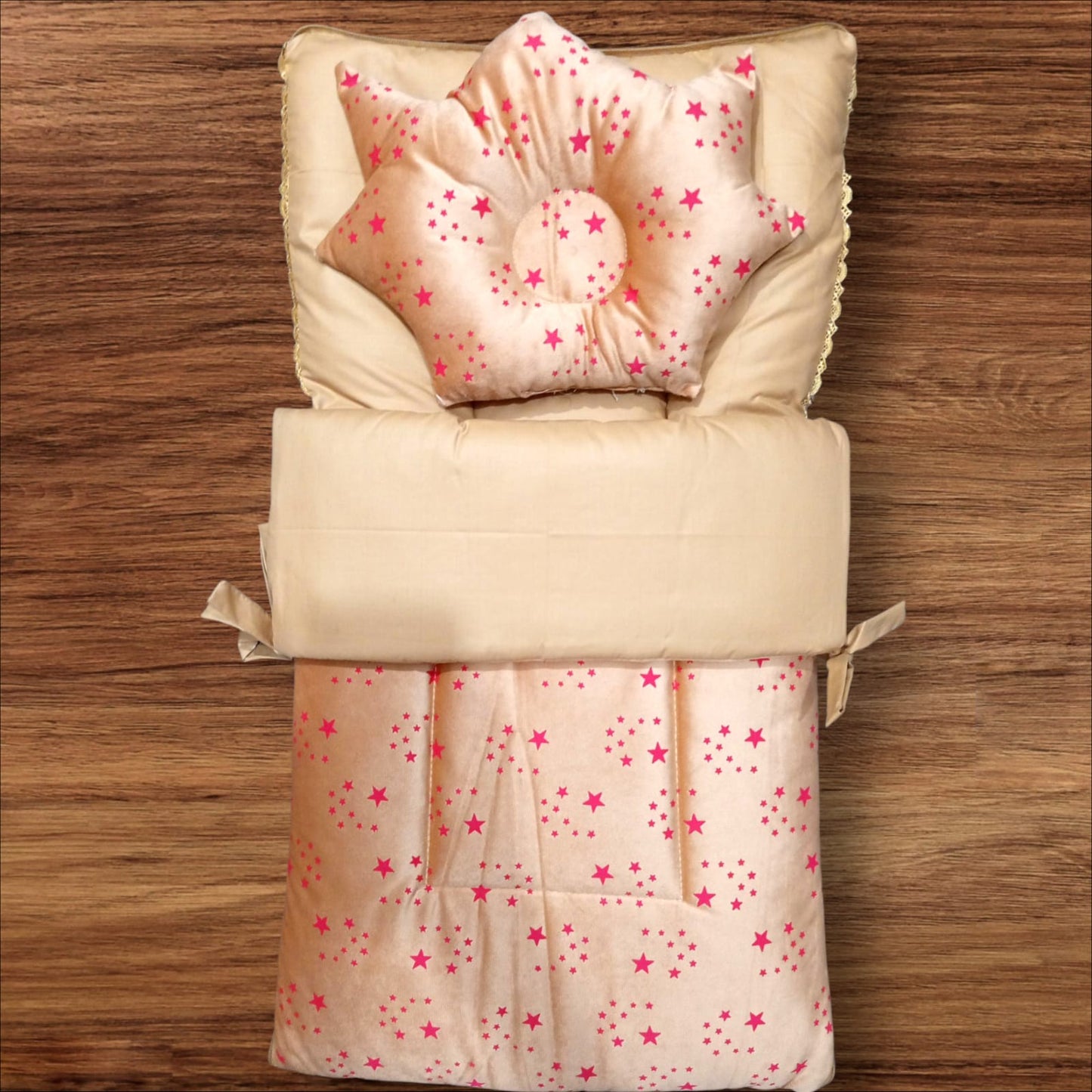 Baby Carry Nest Star Valvet Brown