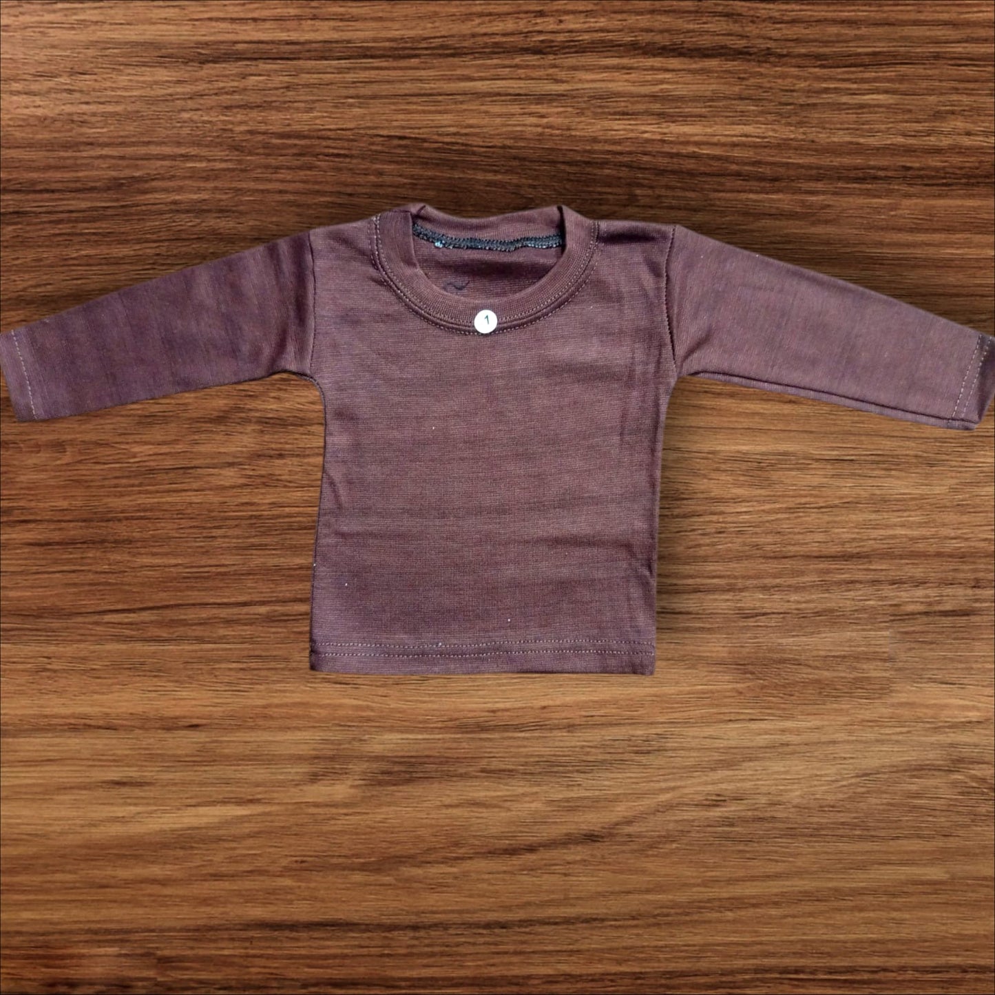 Inners Round Neck (1 to 6 Months) Brown