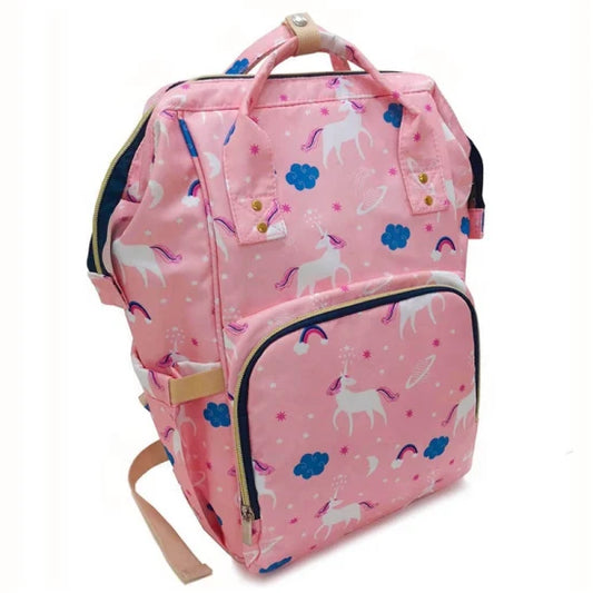 Newborn Baby Diaper Bag Unicorn Pink*