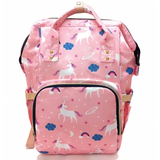 Newborn Baby Diaper Bag Unicorn Pink*