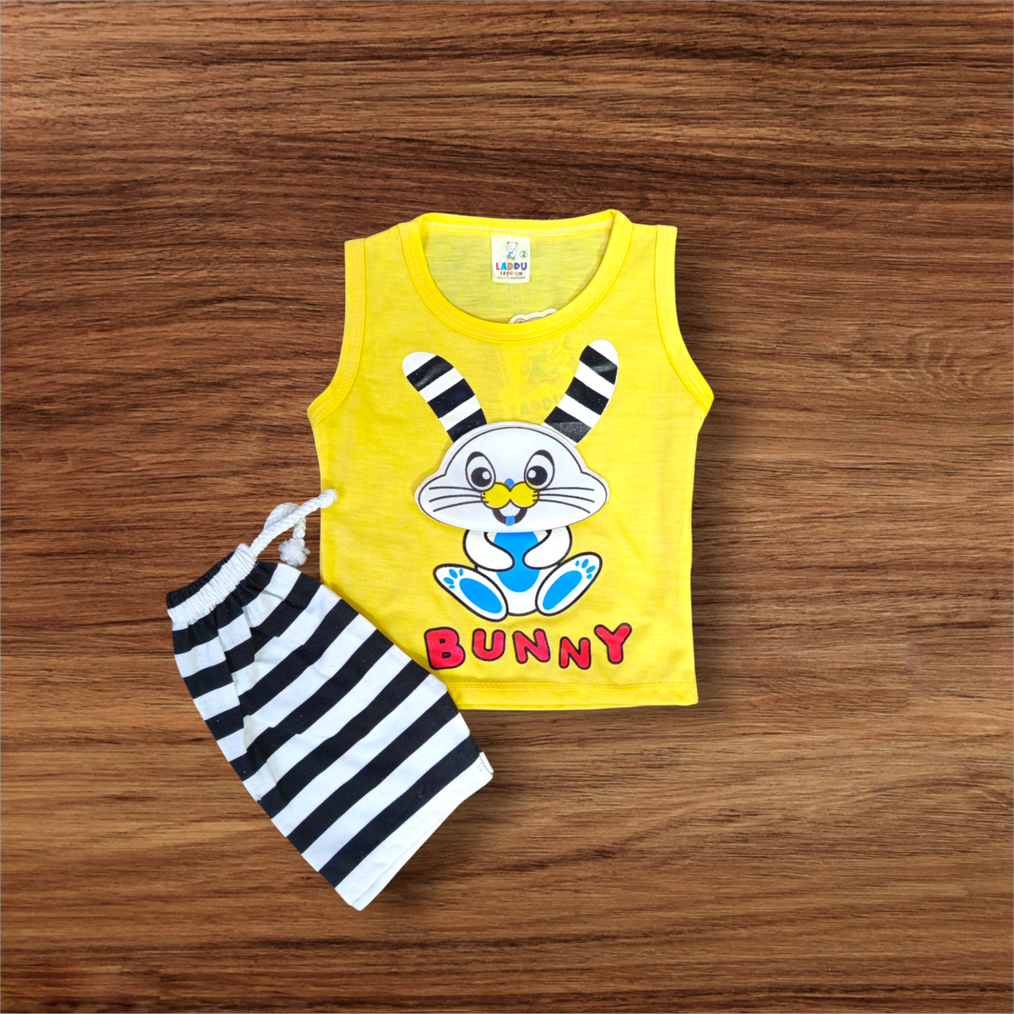 Baby Sando Suit Bunny Yellow (1 to 6 Months) **