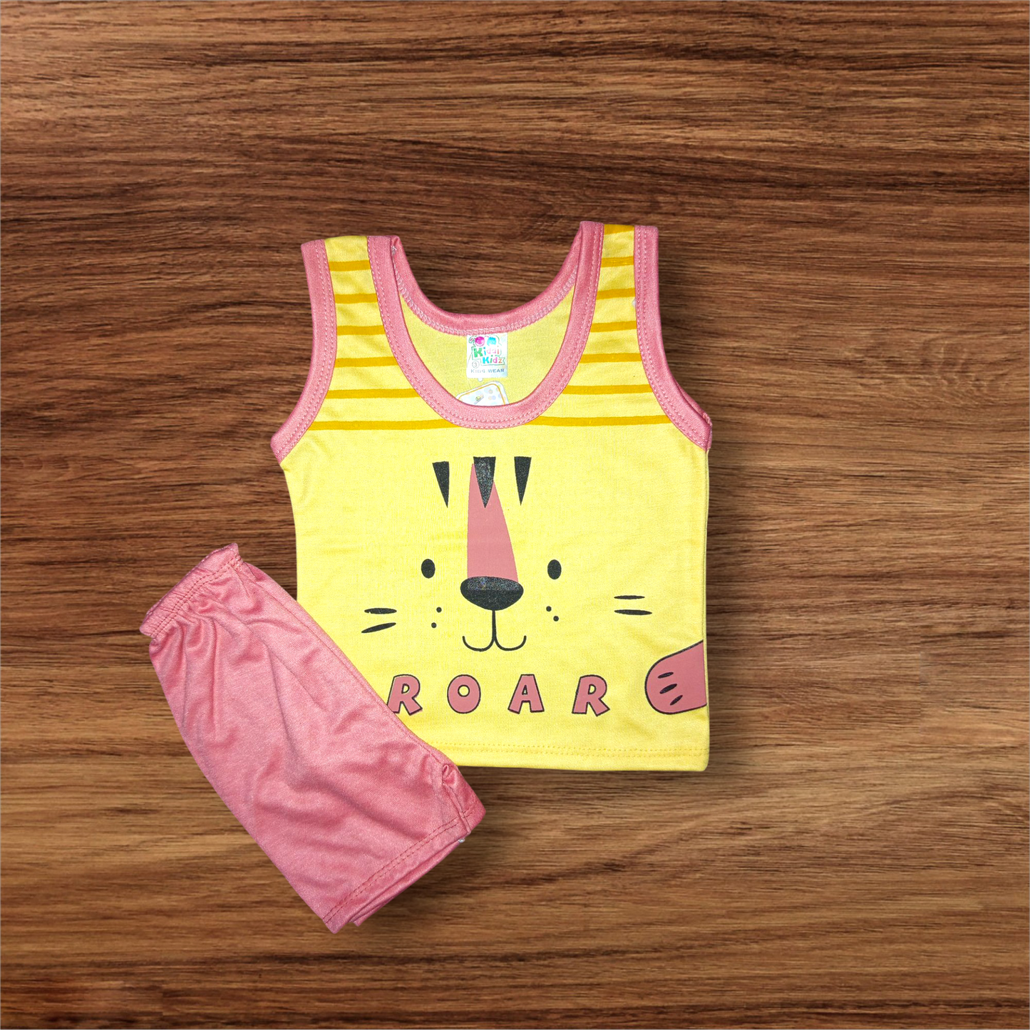 Baby Sando Suit Roar Yellow (1 to 6 Months) **