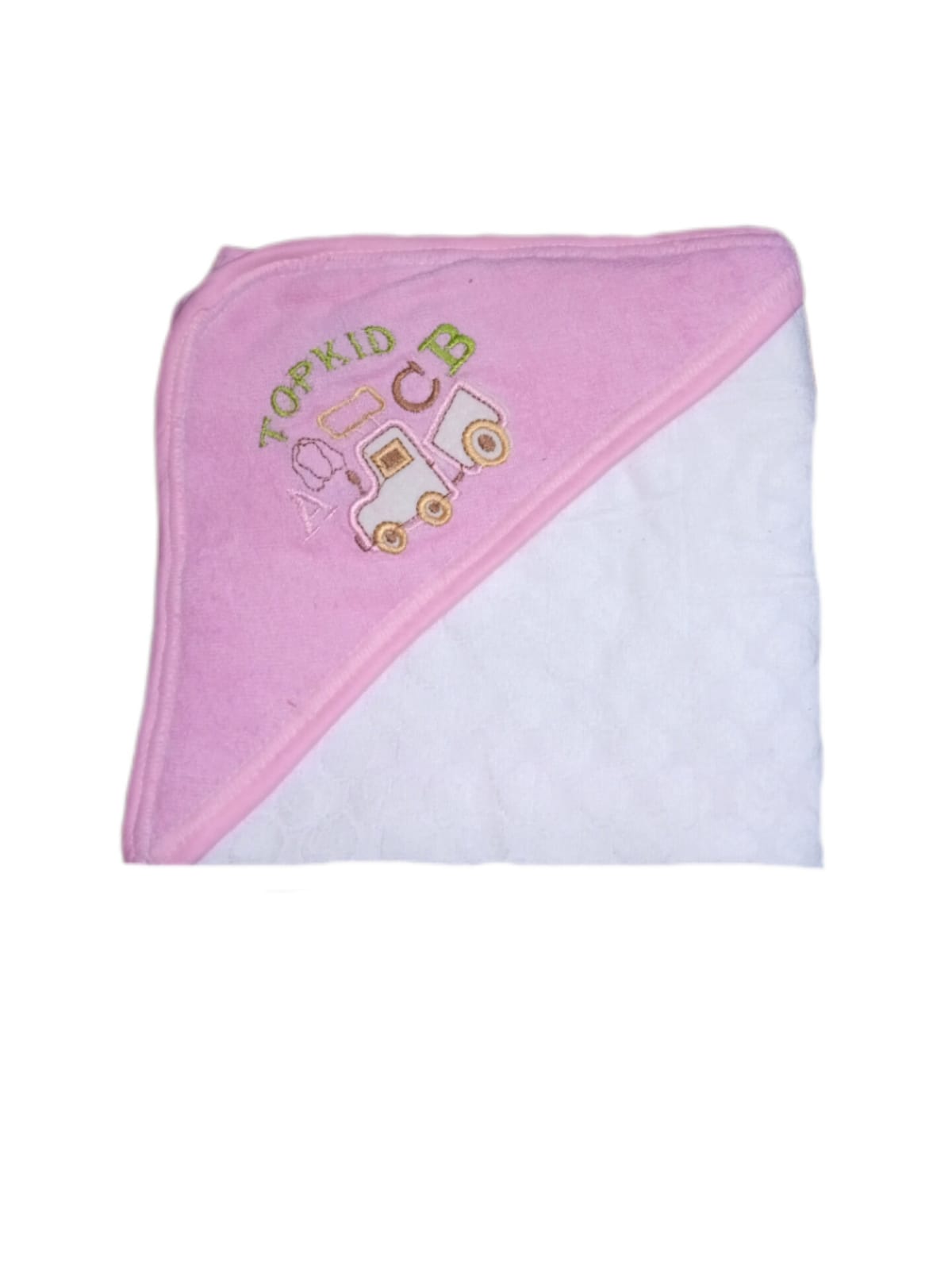 New Born Baby Hooded Wrapping Towel White