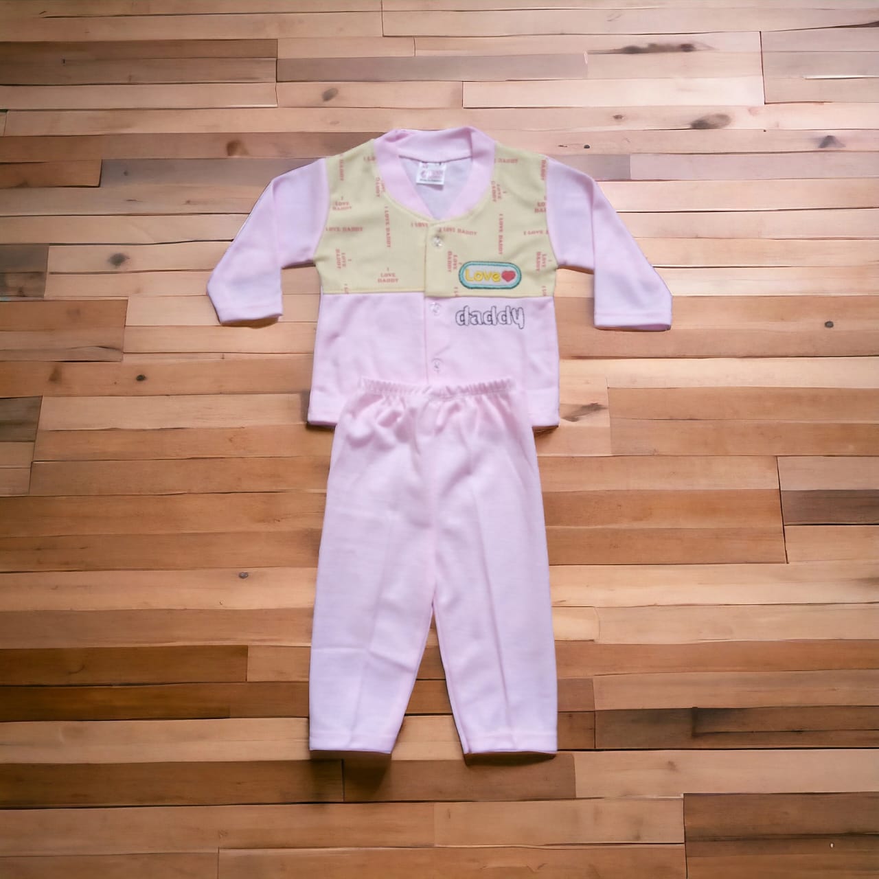 Baby Suit daddy PInk (1 to 6 months)