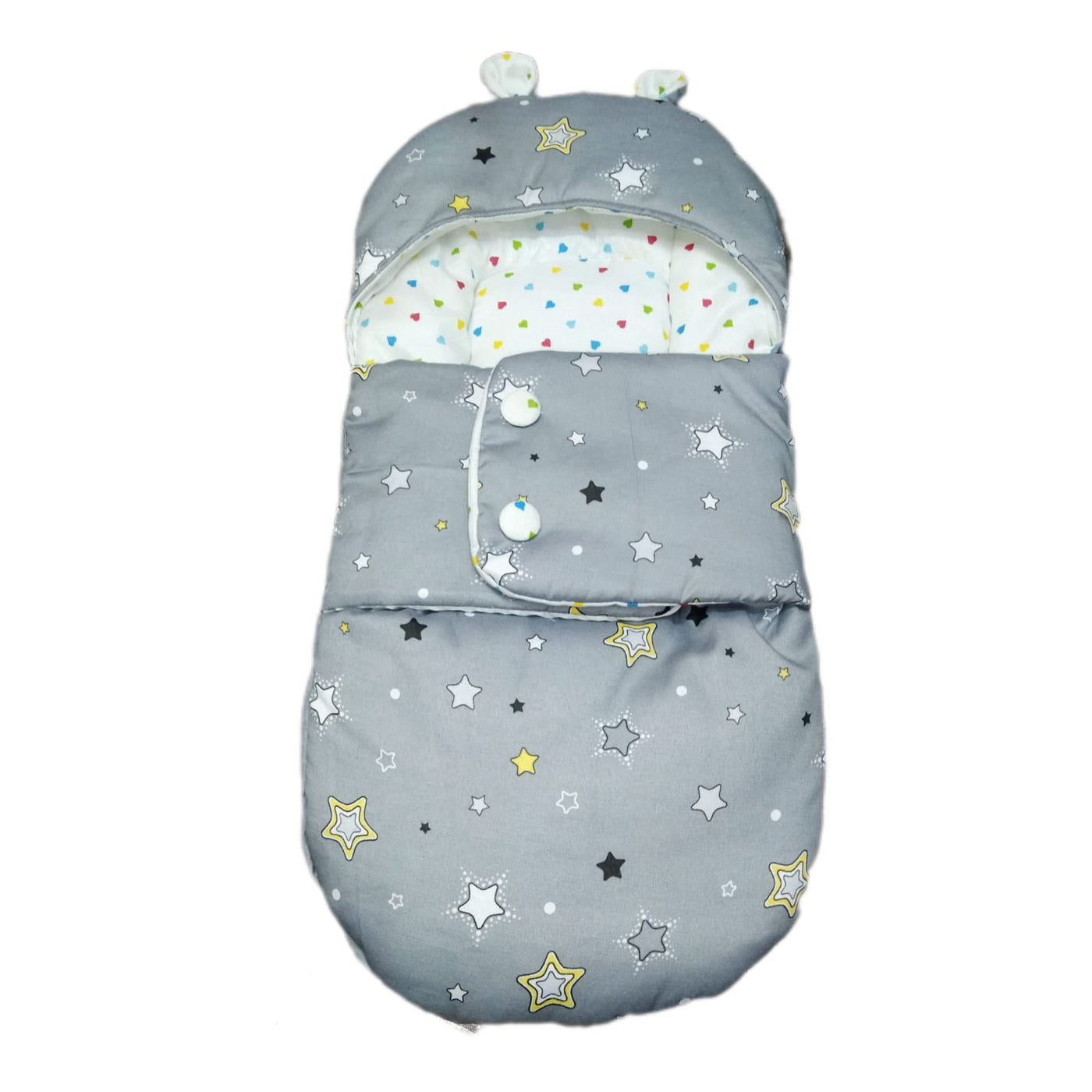 New Born Baby Foamic Swaddle Grey **
