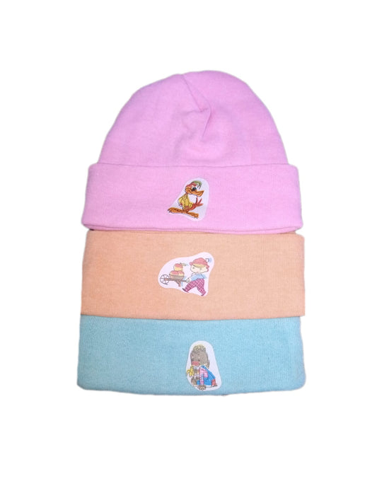 New Born Baby Cap [Pack Of 3]