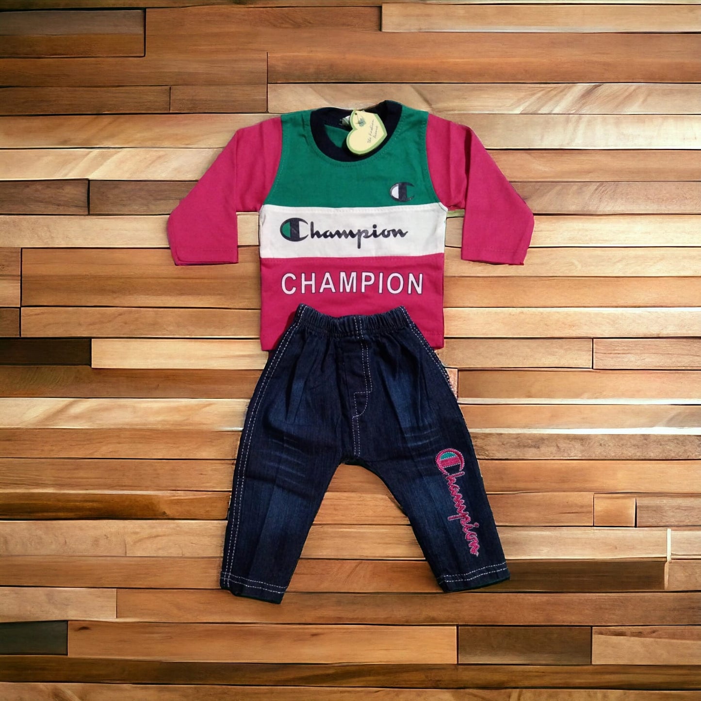 Baba Suit Champion Pink (1 to 6 months)