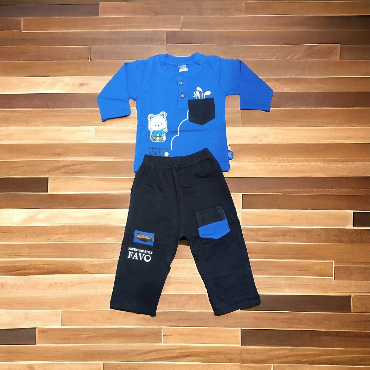 Baba Suit Favo Blue (1 to 6 months)