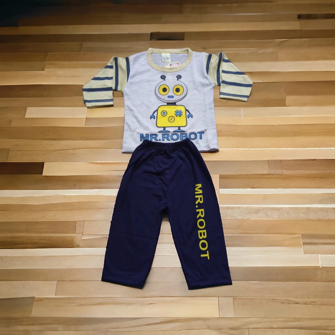 Baba Suit Robot Yellow (1 to 6 months)