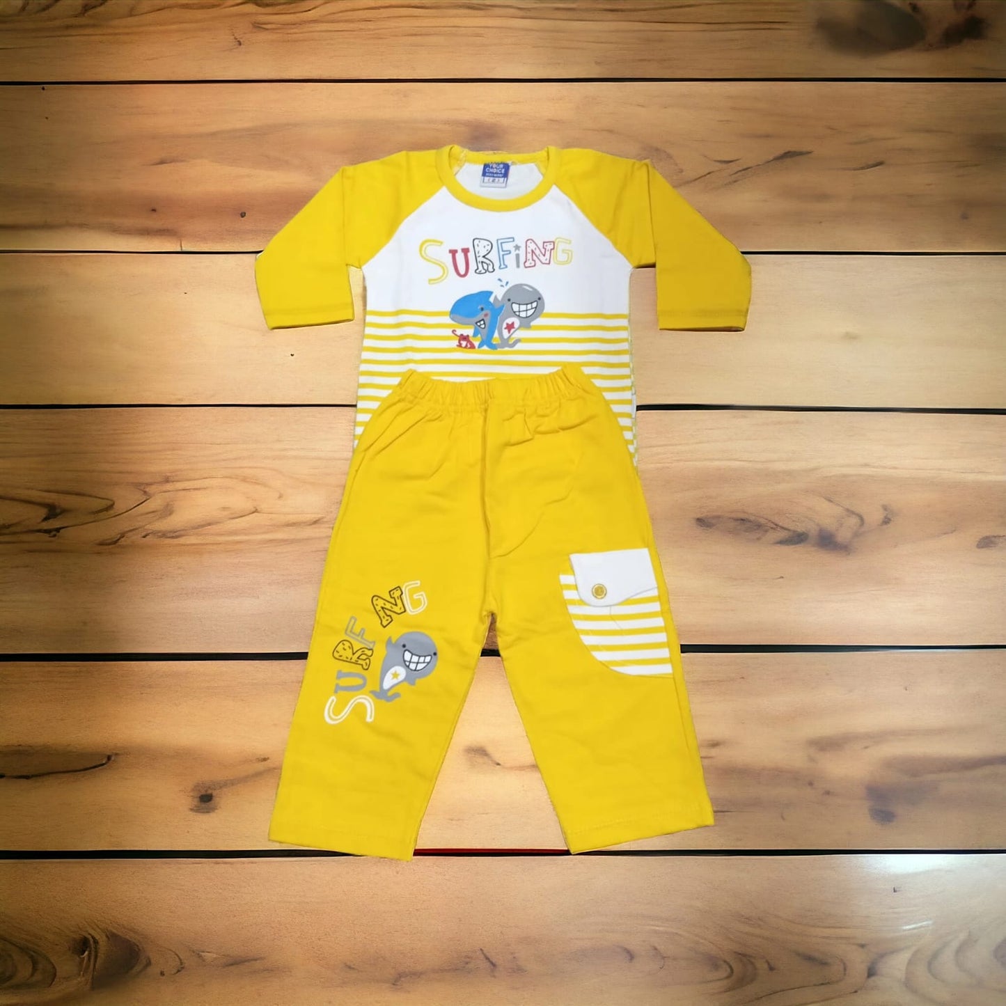 Baba Suit Surfing Yellow (1 to 6 months)