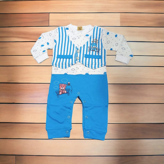 Baby Romper Sunny Blue 1 to 6 Months