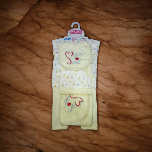 New Born Baby Starter Set Mom Yellow