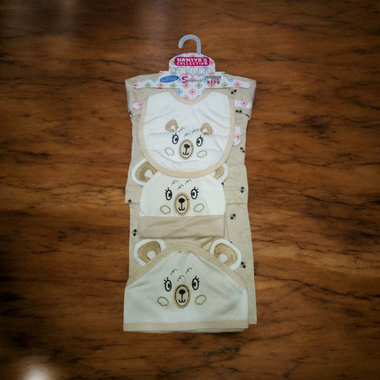 New Born Baby Starter Set Bear Skin