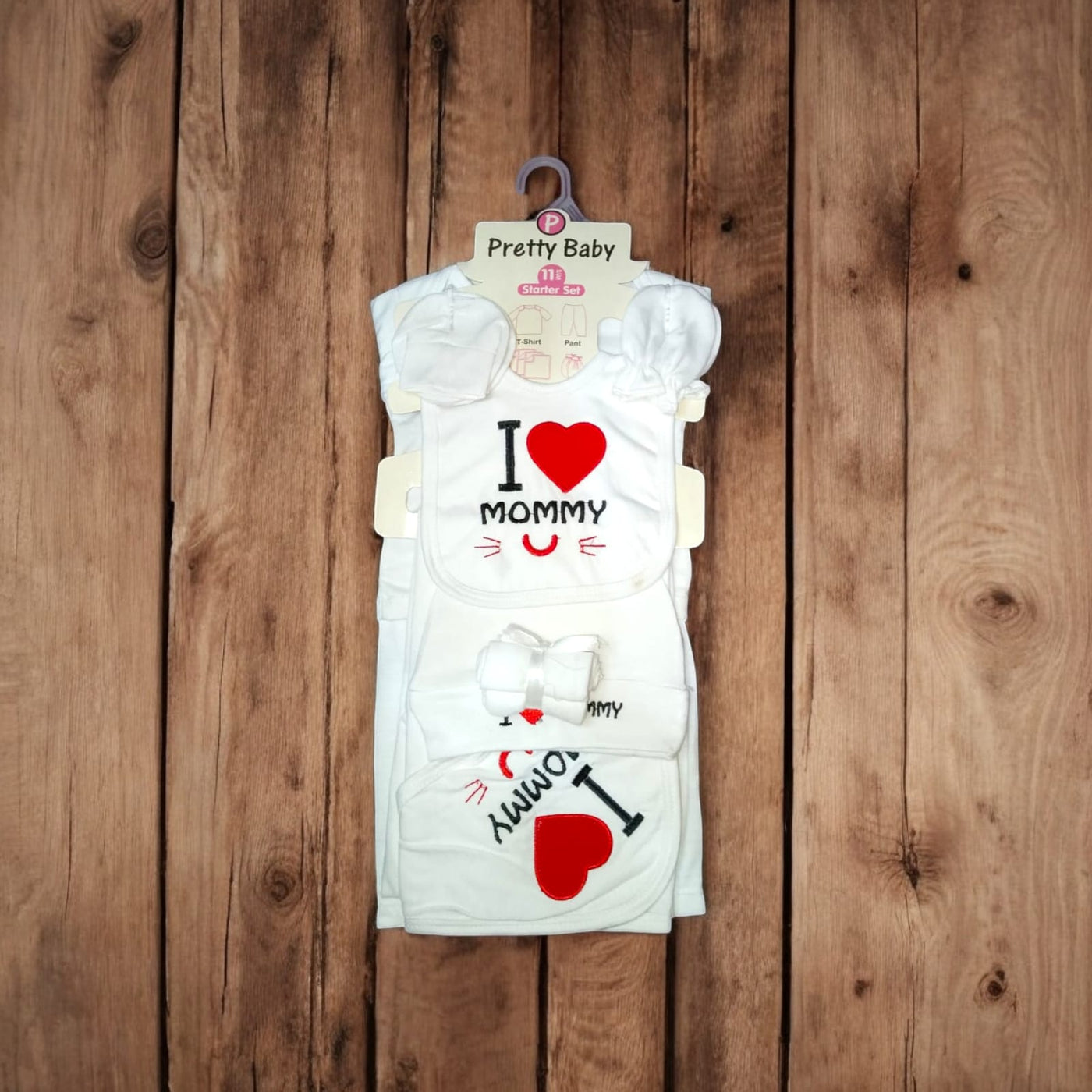 New Born Baby Starter Set Love Mommy Red*