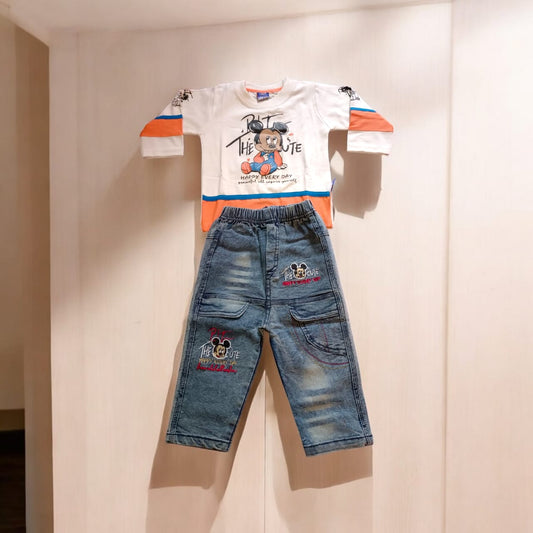 Baby Suit Happy Orange (1 to 6 months) **