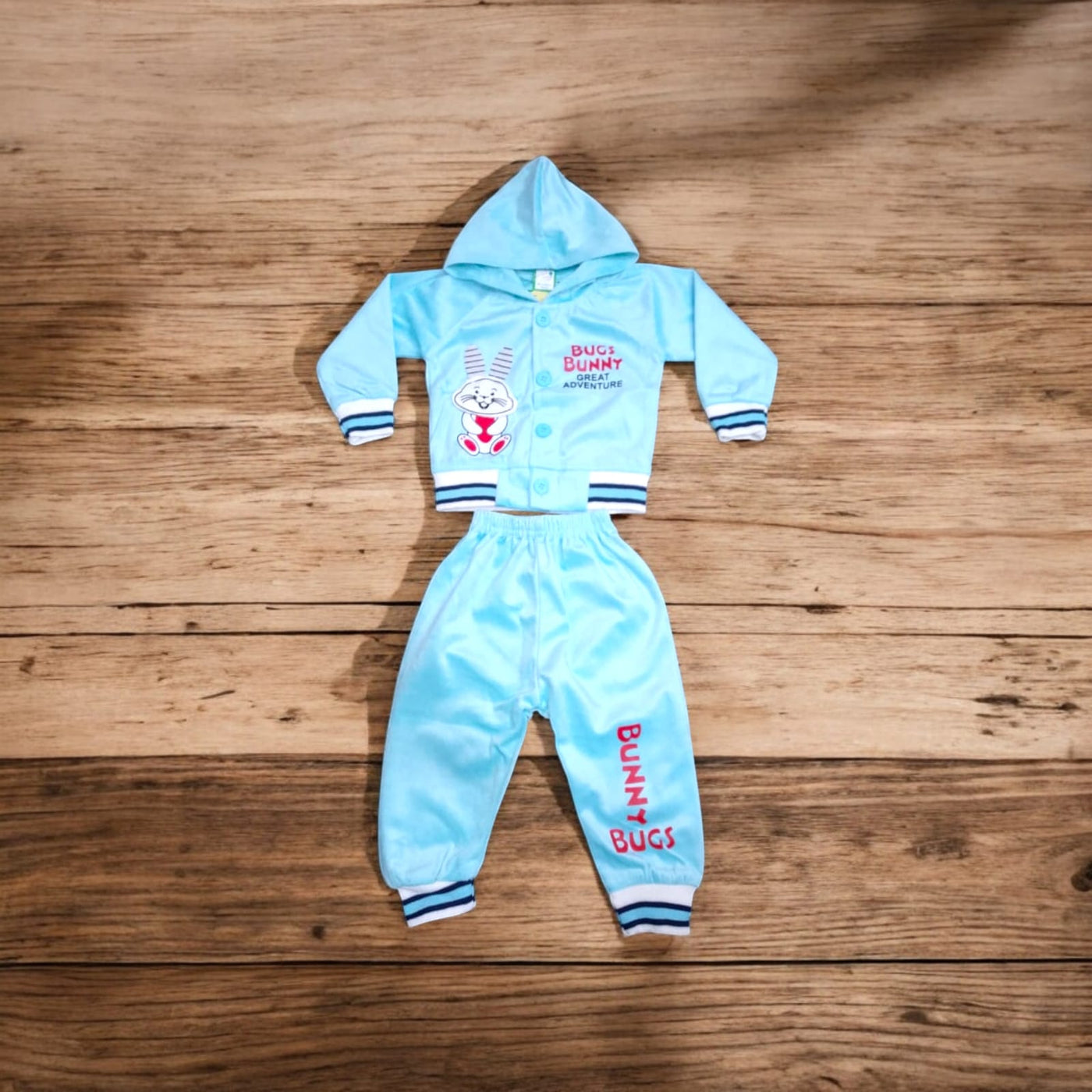 Baby Suit Bunny Blue Winter (1 to 6 months)*