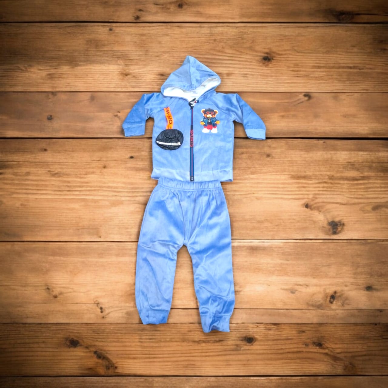 Baba Suit Fashion Blue Winter (1 to 6 Months)*