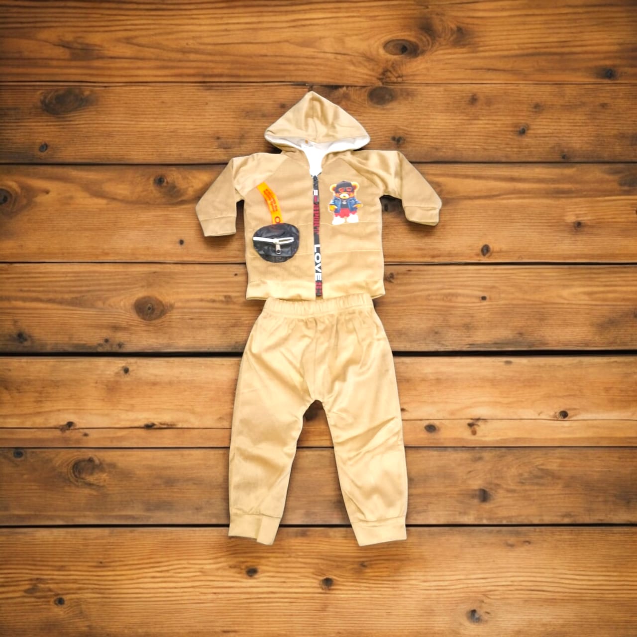 Baba Suit Fashion Brown Winter (1 to 6 Months)*