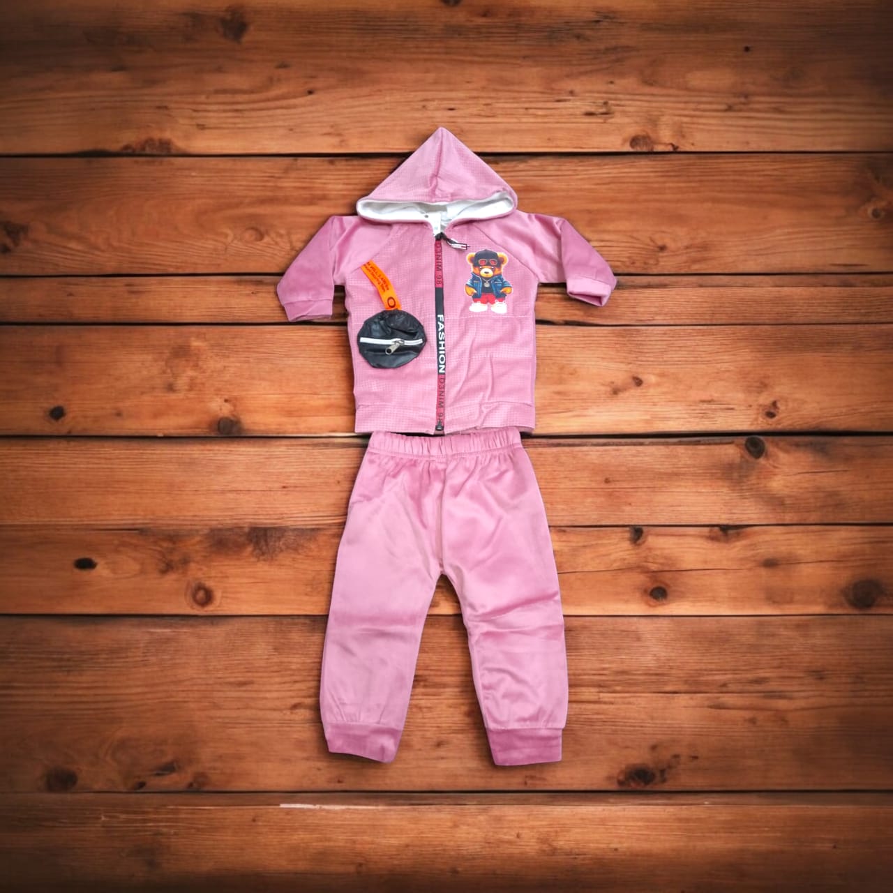 Baba Suit Fashion Pink Winter (1 to 6 Months)*