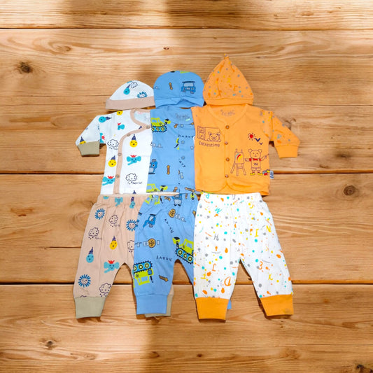 New Born Baby Suits Interesting (Pack of 3)