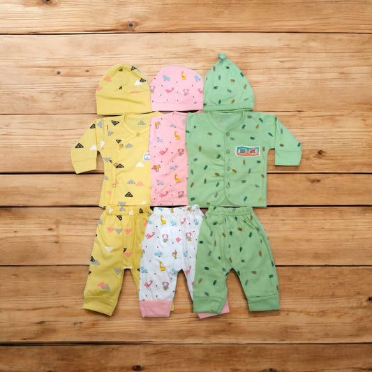 New Born Baby Suits Giraffe (Pack of 3)