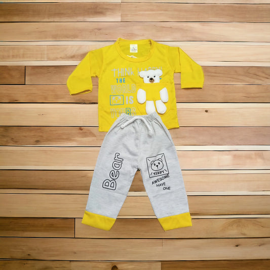 Baba Suit Bear Yellow (1 to 6 months)