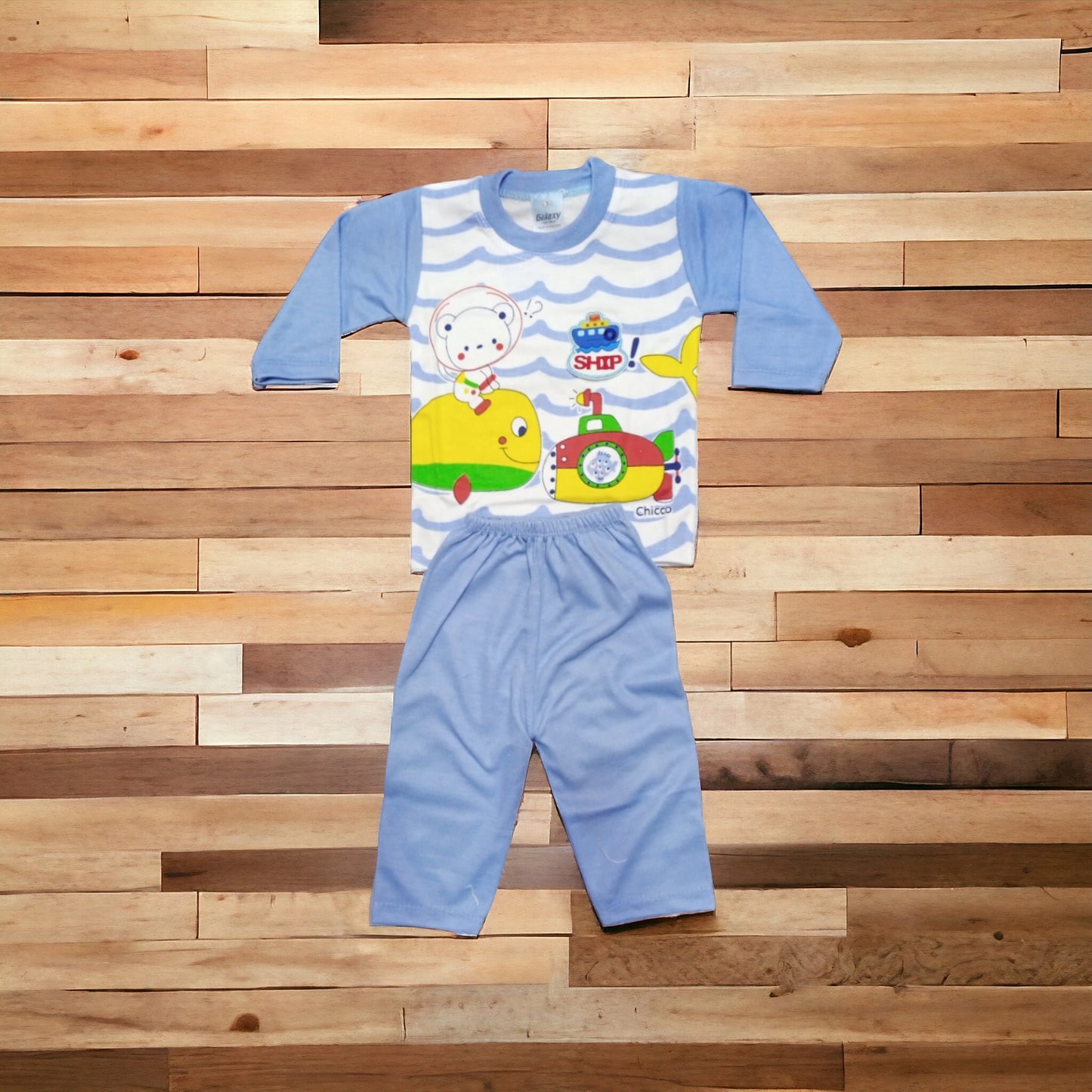 Baba Suit Ship Blue (1 to 6 months)